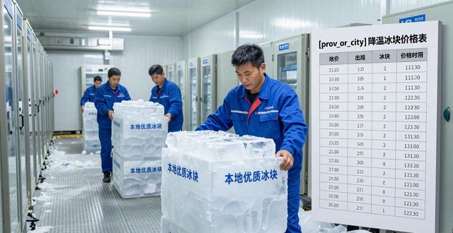 淮南降温冰块多少钱一吨？本地制冰厂报价来了