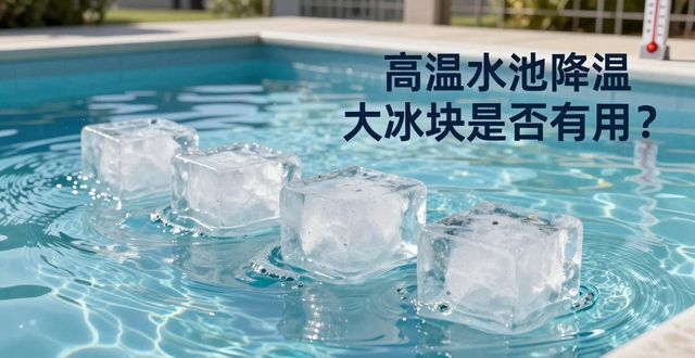 淮南高温水池降温大冰块，到底管不管用？